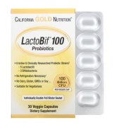 Заказать California Gold Nutrition LactoBif 100 billion Probiotics 30 вег капс