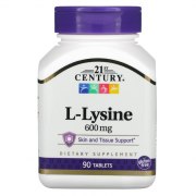 Заказать 21st Century L-lysine HCL 600 мг 90 таб